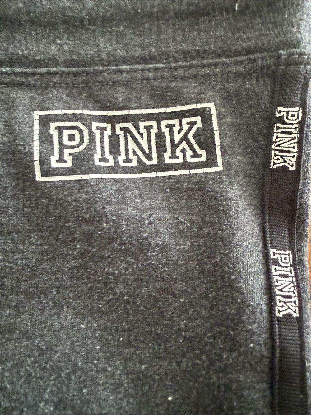 PINK Victoria's Secret women’s dark grey joggers - Branded Casual Style